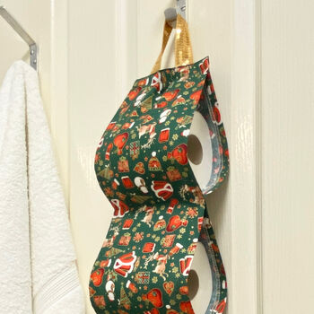 Santa Claus Christmas Toilet Roll Holder, 7 of 9