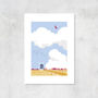 Big Skies And Windmill Art Print In Frame, thumbnail 3 of 3