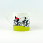 Multi Coloured Jersey Cycling Mug, thumbnail 1 of 4