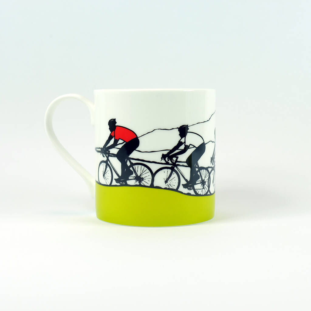 Multi Coloured Jersey Cycling Mug, 1 of 4
