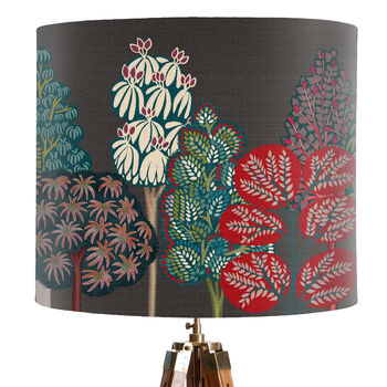 Serene Forest Blue/Turquoise Lampshade, 11 of 11