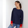 Davina Waffle Stitch Jumper, thumbnail 5 of 7