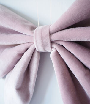 Velvet Decorative Bow, 4 of 7