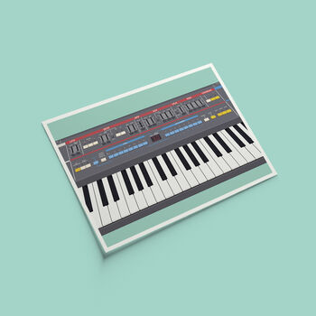 Synthesizer Keys Print | Juno Synth Poster, 4 of 10