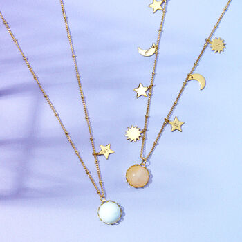 Ad Astra Personalised Planet Charm Necklace, 6 of 9