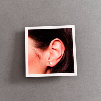 Love You Mum Sterling Silver Heart Earrings, 5 of 12