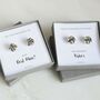 Best Man Or Usher Silver Tie The Knot Cufflinks, thumbnail 3 of 5