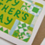 Patchwork Father's Day Card, thumbnail 5 of 7