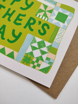 Patchwork Father's Day Card, 5 of 7