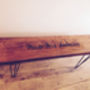 Personalised Retro Industrial Style Bench, thumbnail 5 of 9