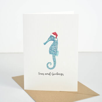 Sealife Christmas Card Pack, 4 of 4