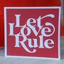 Let Love Rule Card, thumbnail 3 of 4