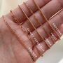 Rose Gold Paperclip Chain Necklace, thumbnail 3 of 6