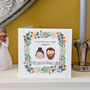 Personalised Couple Portrait Greeting Card, thumbnail 1 of 4