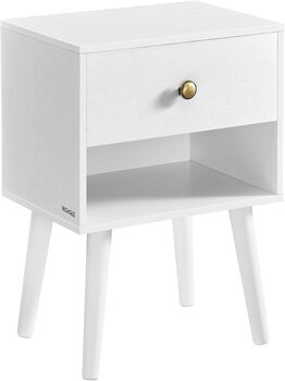 Bedside Table With Storage Drawer And Open Shelf, 8 of 8