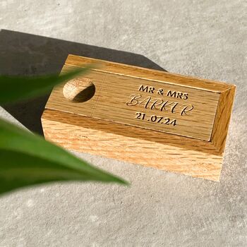 Personalised Wooden Ring Boxes, 9 of 11