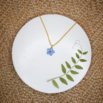 Forget Me Not Sterling Silver Or Gold Necklace, 8 of 12