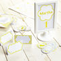 Chevron Personalised Party Decoration Pack, thumbnail 1 of 8