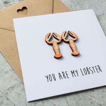 My Lobster Mate Greetings Card, 3 of 7