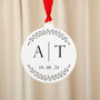 Personalised Engagement Christmas Tree Decoration, thumbnail 4 of 8