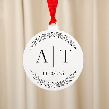 Personalised Engagement Christmas Tree Decoration, 4 of 8