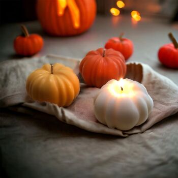 Cosy Autumn Halloween Pumpkin Candle, 8 of 8