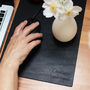 Personalised Home Office Premium Leather Mouse Pad, thumbnail 5 of 12