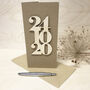 Personalised Wedding Date Card, thumbnail 11 of 12
