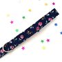 Navy Floral Dog Lead/Leash, thumbnail 3 of 7