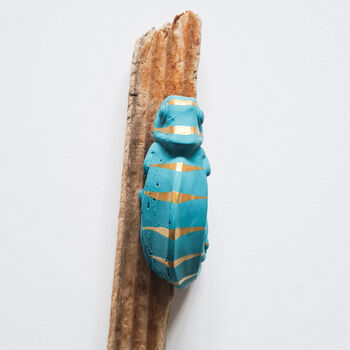 Shelf Chameleon Turquoise And Gold, 6 of 7
