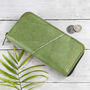 Leaf Leather Zip Over Purse, thumbnail 1 of 12