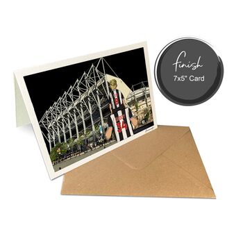 Newcastle United Personalised Stadium Print Or Card, 6 of 10