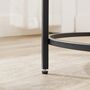 Round Side Table Small Coffee Table Tempered Glass, thumbnail 6 of 7