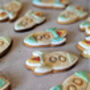 Personalised Hand Decorated Fathers Day Rocket Biscuits, thumbnail 6 of 7