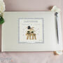 Personalised Boofle Wedding Hardback Guest Book And Pen, thumbnail 1 of 6