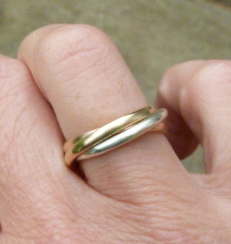Russian Wedding Band In Recycled Gold, 5 of 5