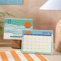 Academic Year A5 Desk Calendar 2025 2026 | Tidal Waves, thumbnail 1 of 6