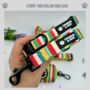 Multi Coloured Stripe Dog Collar And Lead, thumbnail 1 of 8