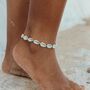Livadi Cowrie Shell Anklet, thumbnail 4 of 8