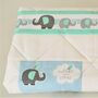 New Baby Blanket With Elephants, Baby Shower Gift, thumbnail 1 of 12