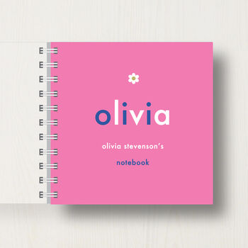 Personalised Kid's Name Small Notebook, 6 of 9