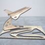 3D Personalised Wood Space Shuttle Card, thumbnail 2 of 4