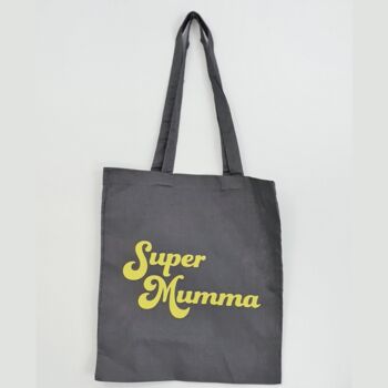 'Super Mumma' Shopper Tote Bag, 5 of 7