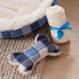 Personalised Plaid Pet Bed, thumbnail 4 of 7