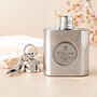 70th Birthday 1955 Sixpence Mini Hipflask Keyring, thumbnail 2 of 6