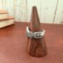 Antique Scroll Spoon Ring, thumbnail 3 of 5