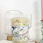 Personalised Hand Painted Wedding Engagement Candle – Custom Art From Your Photos, Names And Dates, thumbnail 3 of 4