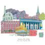 Sheffield Graduation Personalised Skyline Print, thumbnail 5 of 7