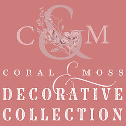 Coral & Moss decorative collection personalised baubles