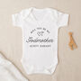Will You Be My Godparent Personalised Babygrow, thumbnail 1 of 3